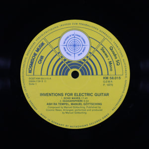 ASH RA TEMPEL, MANUEL GOTTSCHING – Inventions for electric guitar