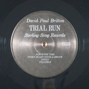 BRITTON david paul – Trial run