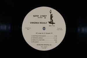 sigmund SNOPEK III - Virginia woolf