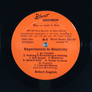 ENGLISH robert – Experiments in relativity