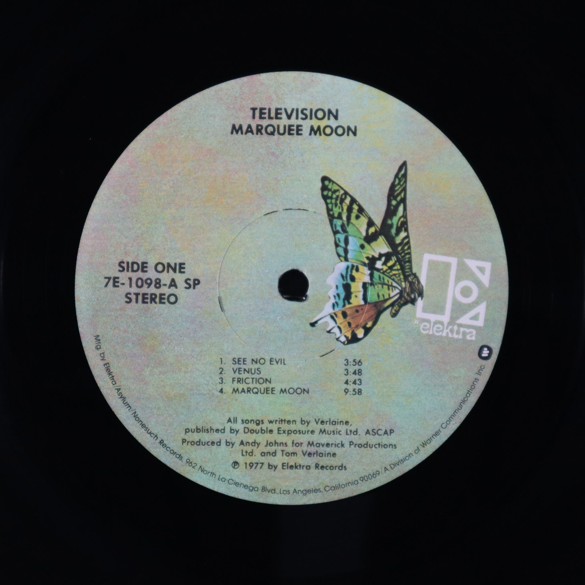 Television - Marquee Moon (blue vinyl) — Shortstack Records