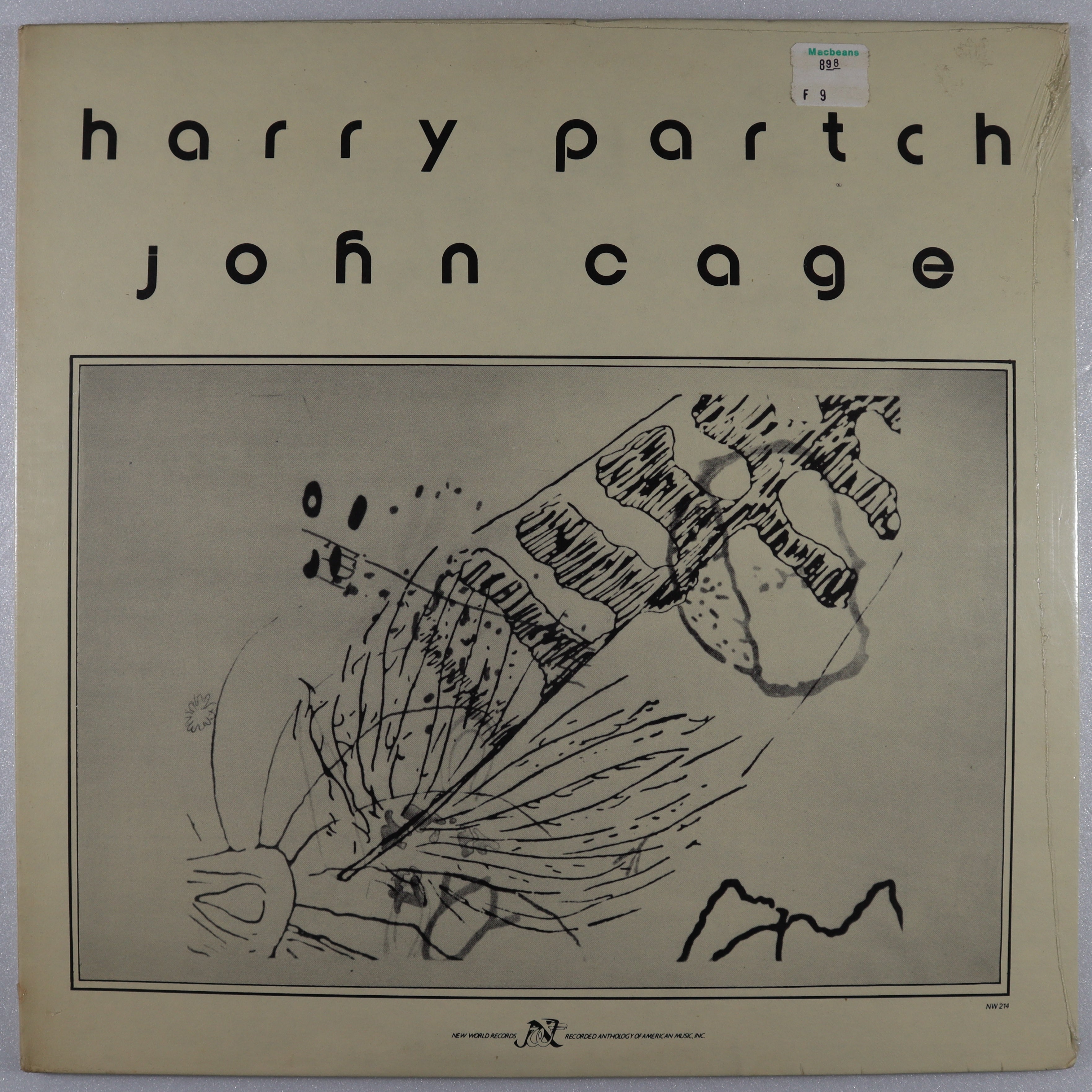 PARTCH harry / JOHN CAGE – The music of John Cage and Harry Partch