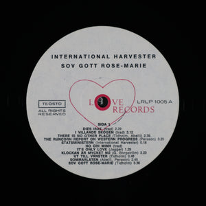 INTERNATIONAL HARVESTER – Sov gott rose marie