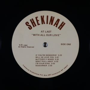 SHEKINAH – With all our love